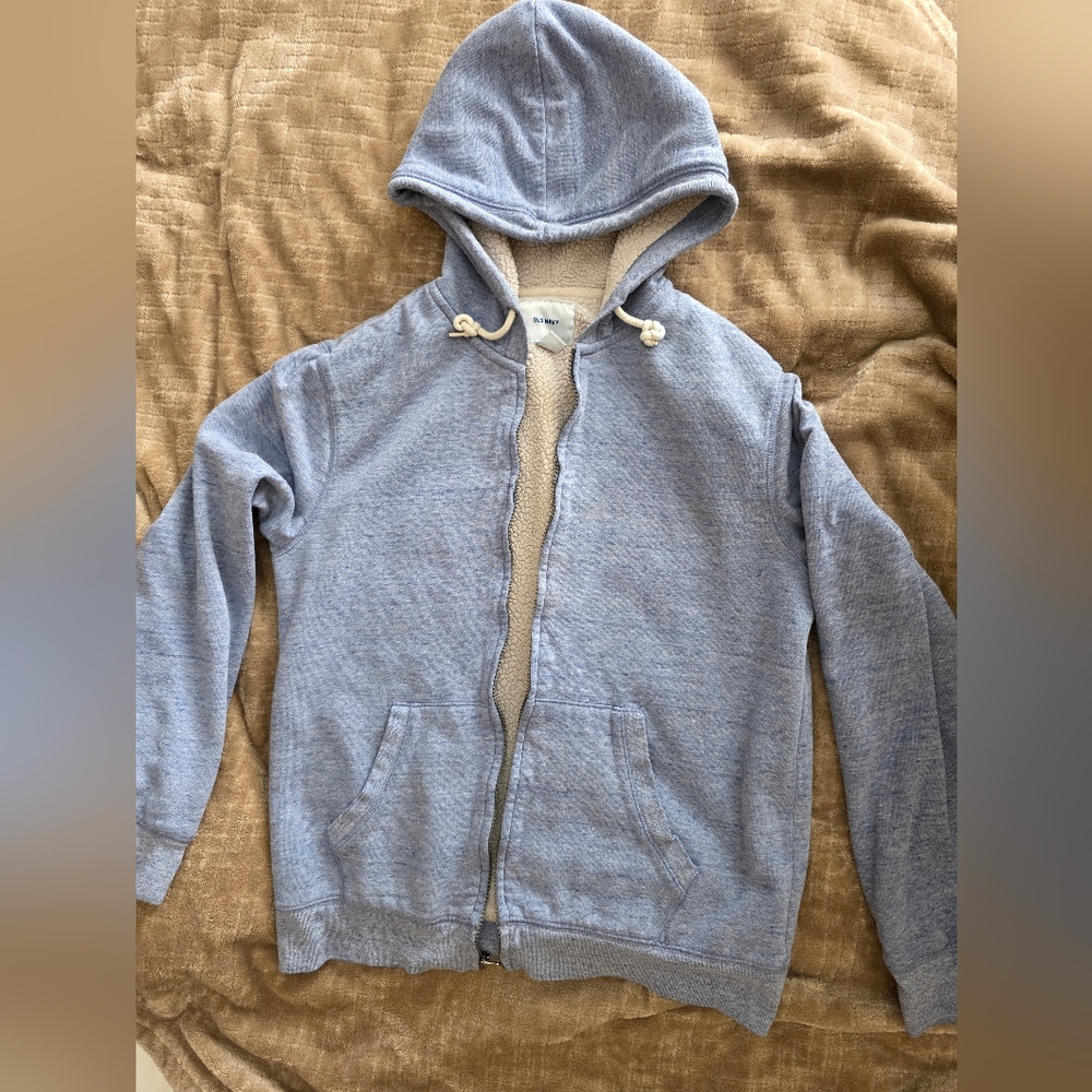 Old Navy Men's‎ Blue Hooded Sweater